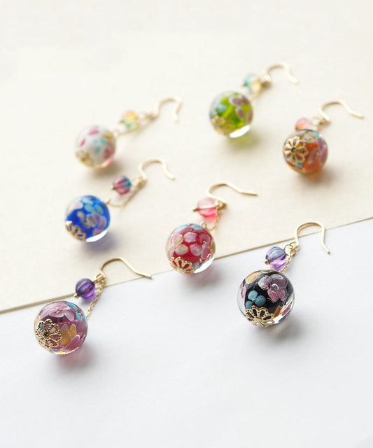 イアリング Glass bead earrings