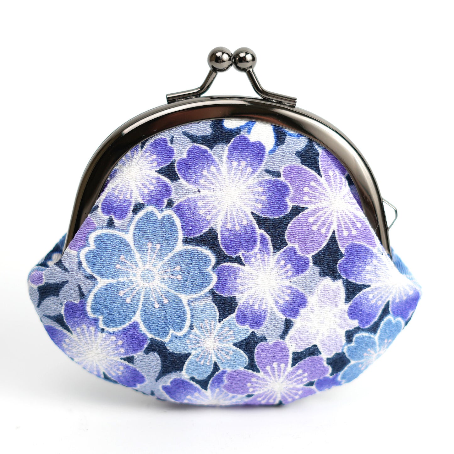 小銭入れ Yuzen Pattern Small Coin Purse - Blue & Purple