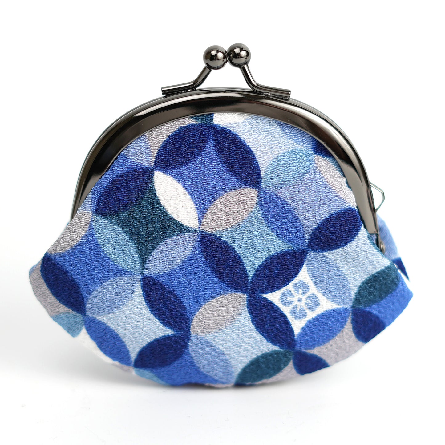 小銭入れ Yuzen Pattern Small Coin Purse - Blue