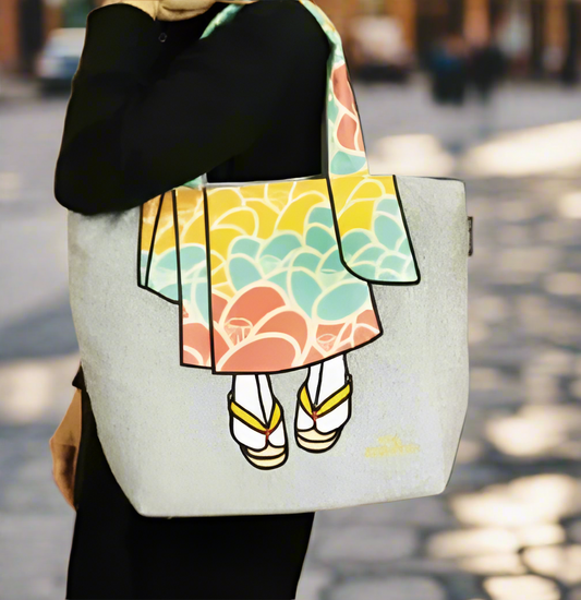 着物トート Kimono Tote