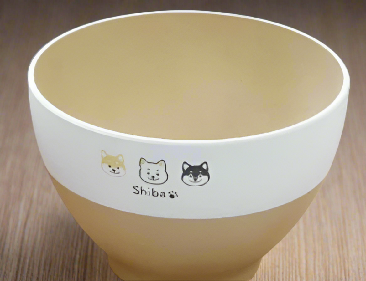 いぬ Bowl with Dog design