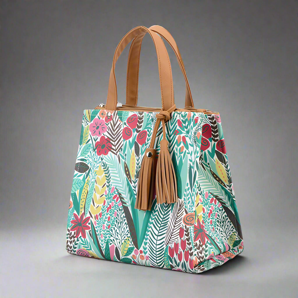 花柄バック Floral Handbag