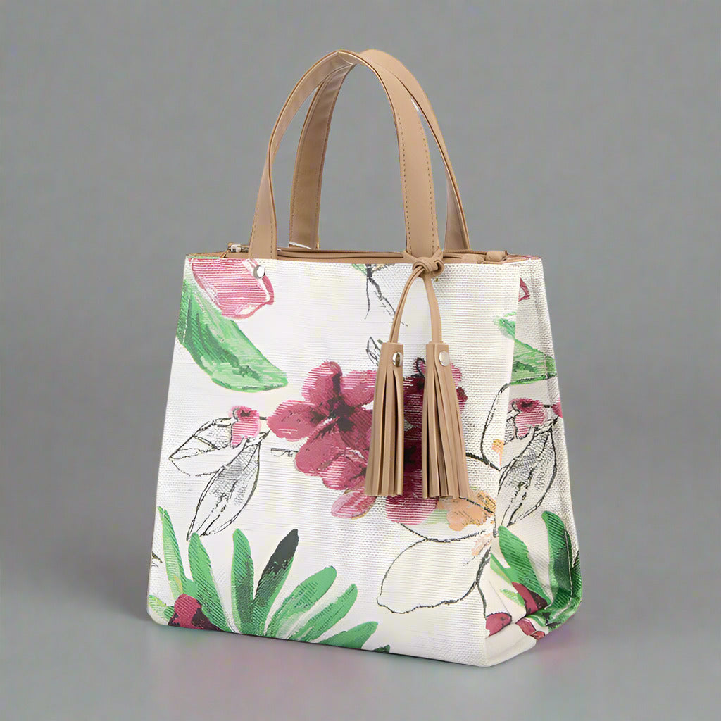 花柄バック Floral Handbag